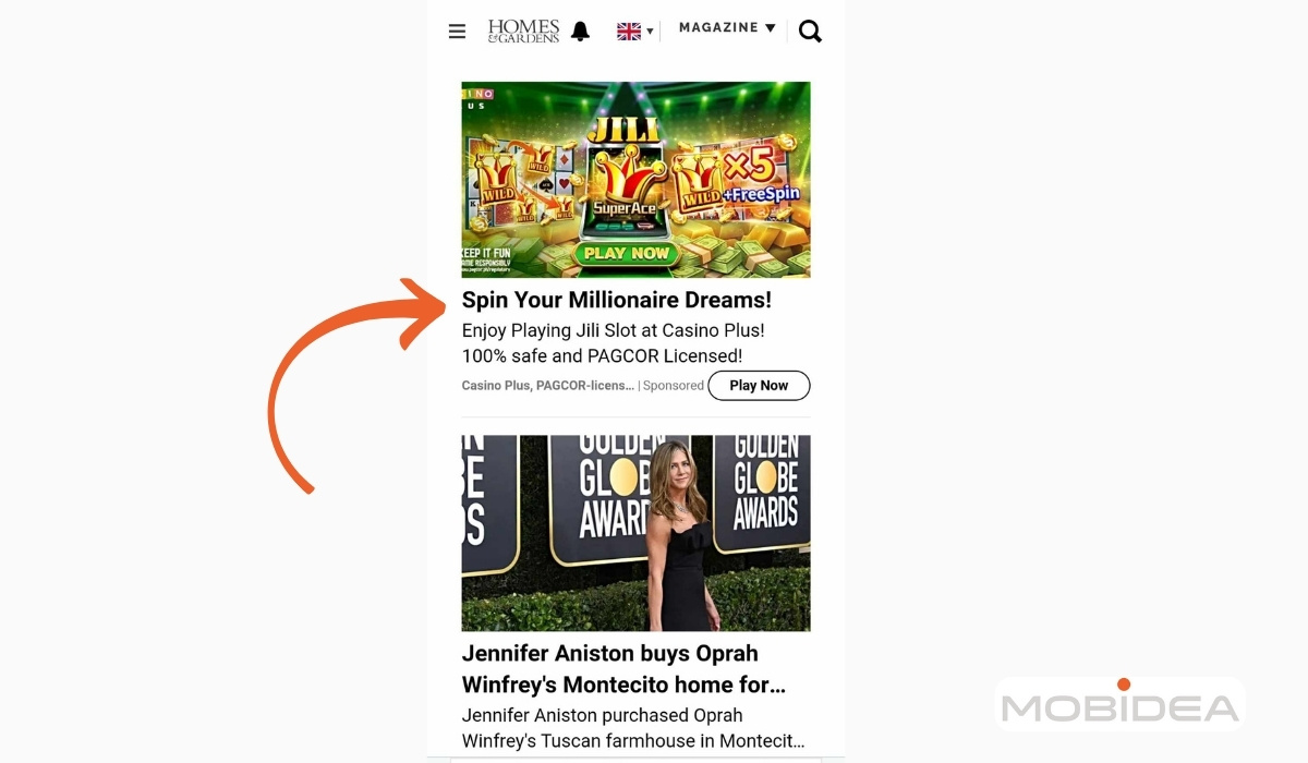 native ads recommendation widget