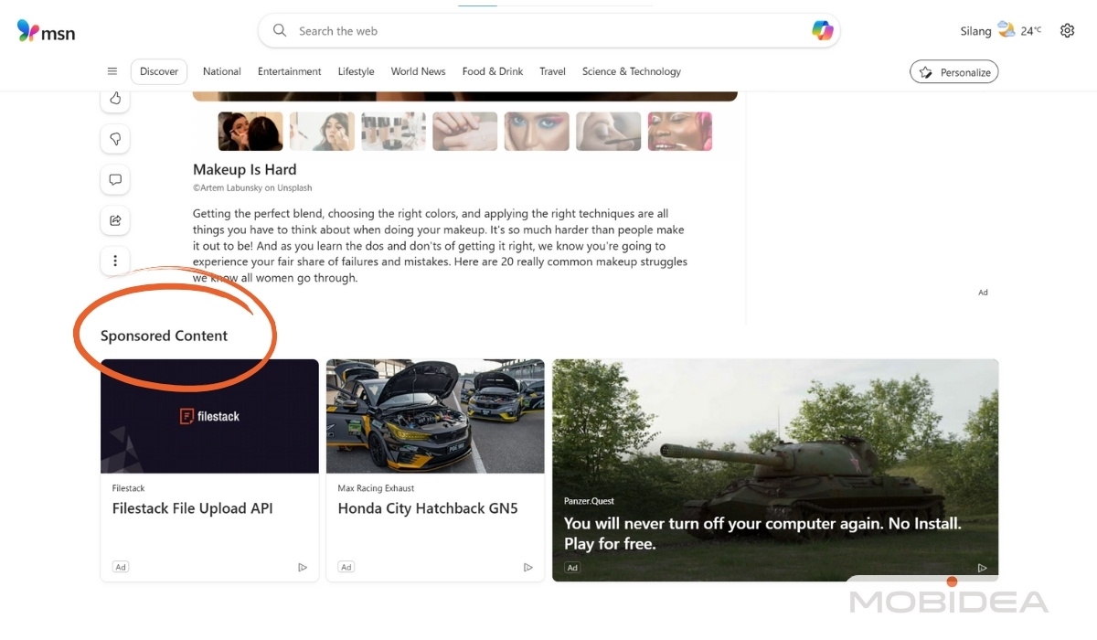native ads sponsored articles
