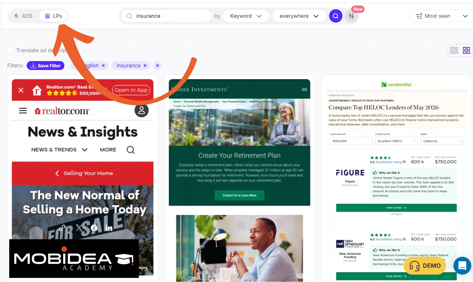 adplexity review ad details landing pages
