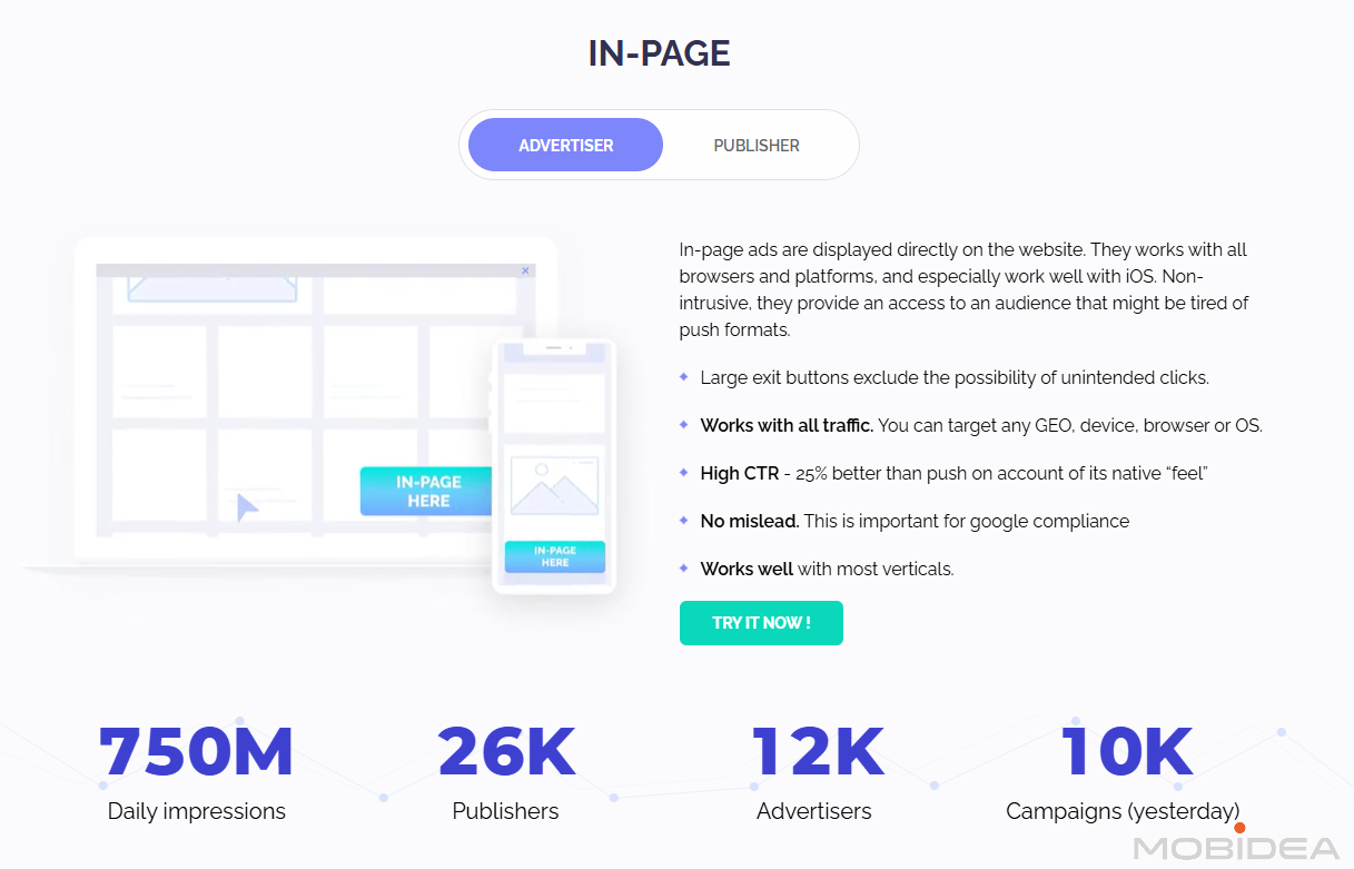 evadav in-page push