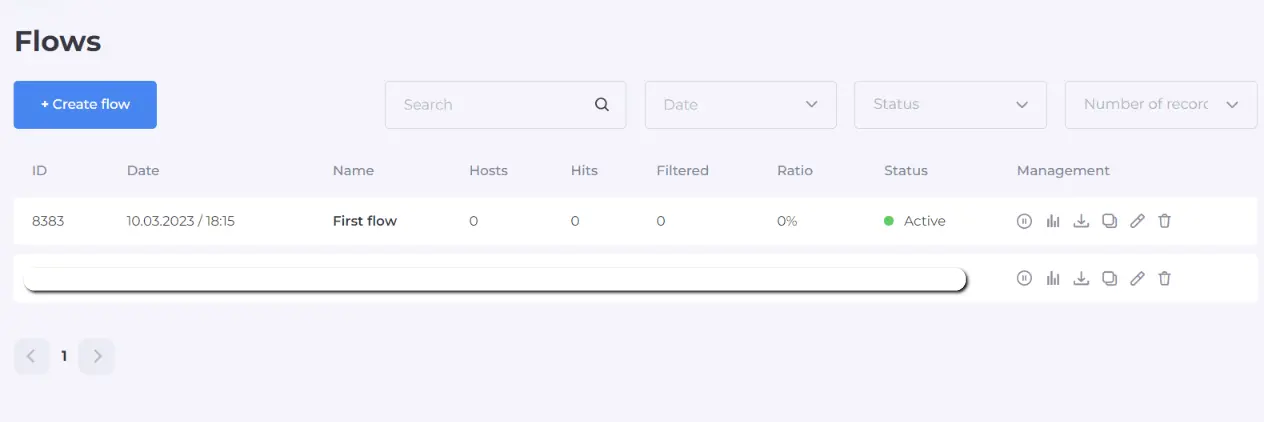 flow page on cloaking house