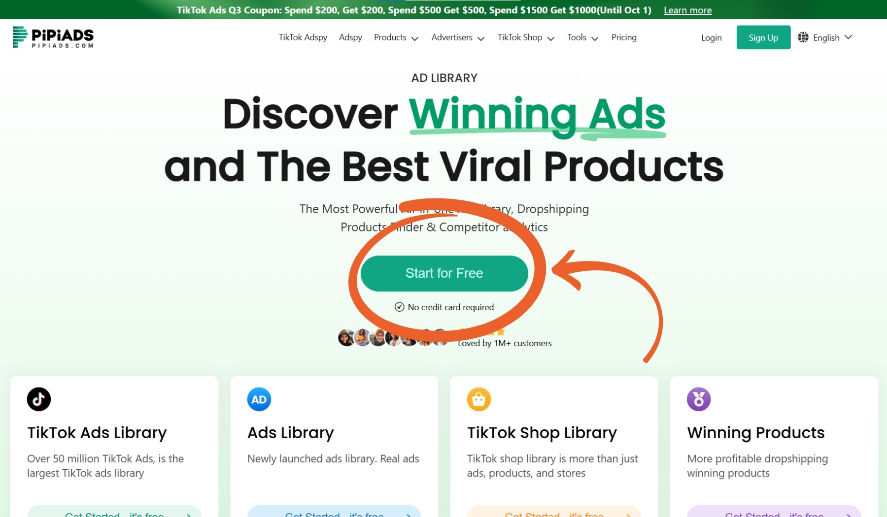 pipiads free account