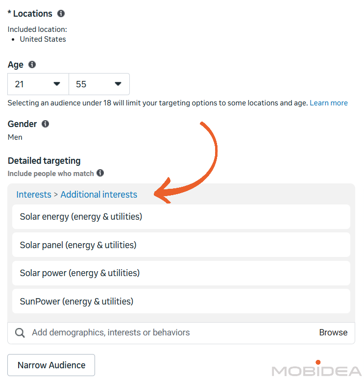 meta ads interest targeting