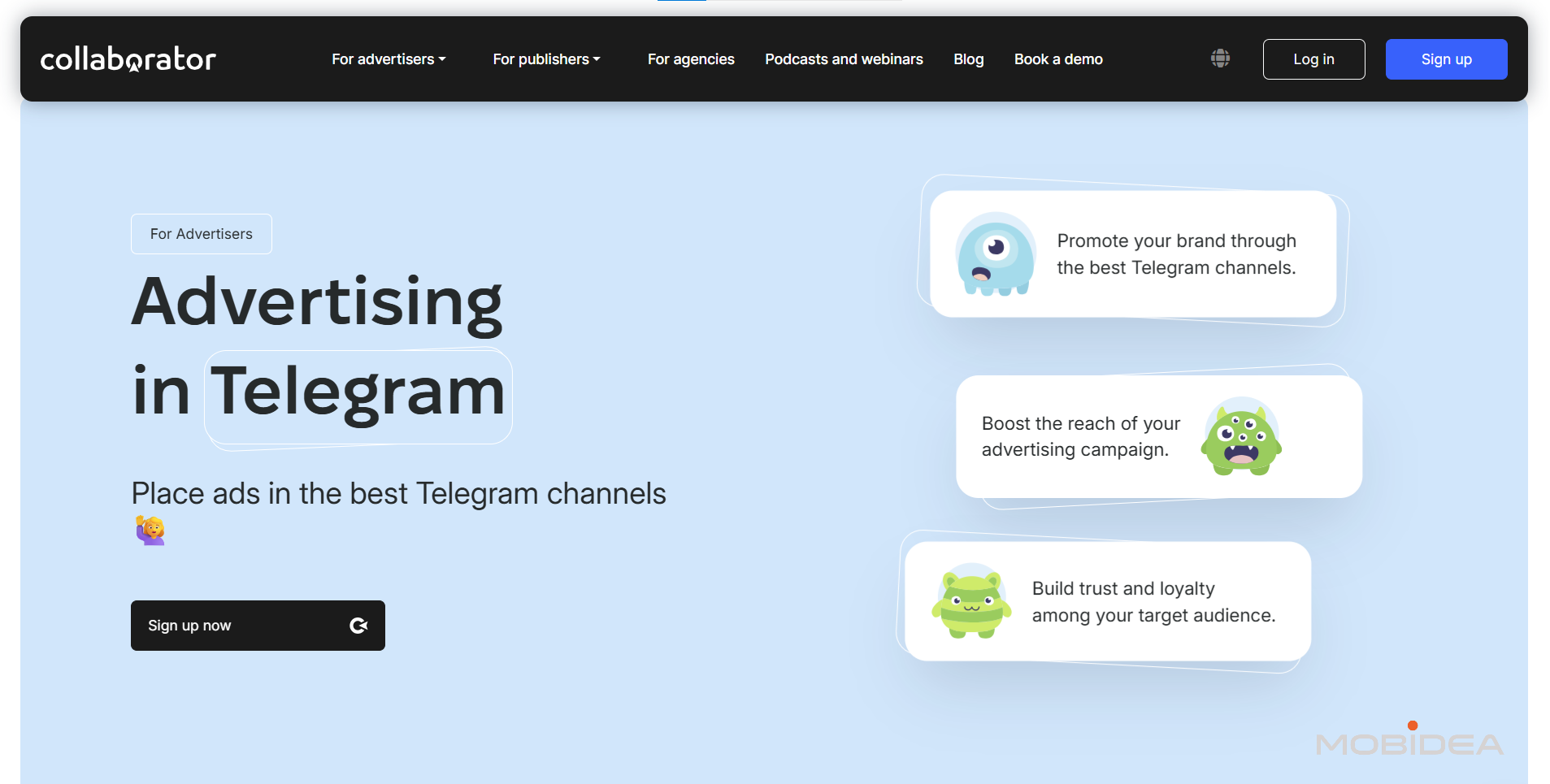 collaborator telegram ads