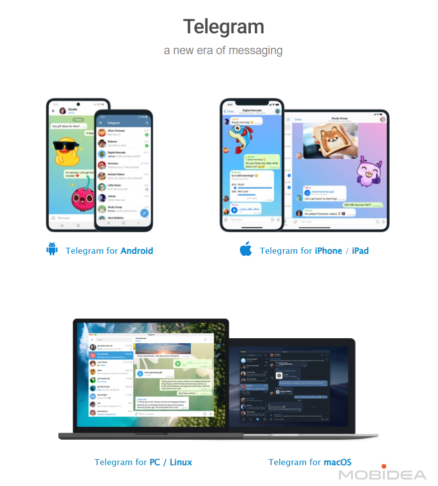 telegram messaging