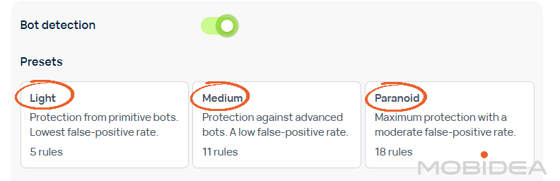 binom protect presets