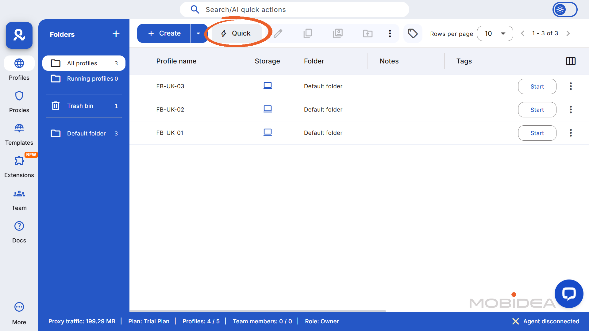 new multilogin quick