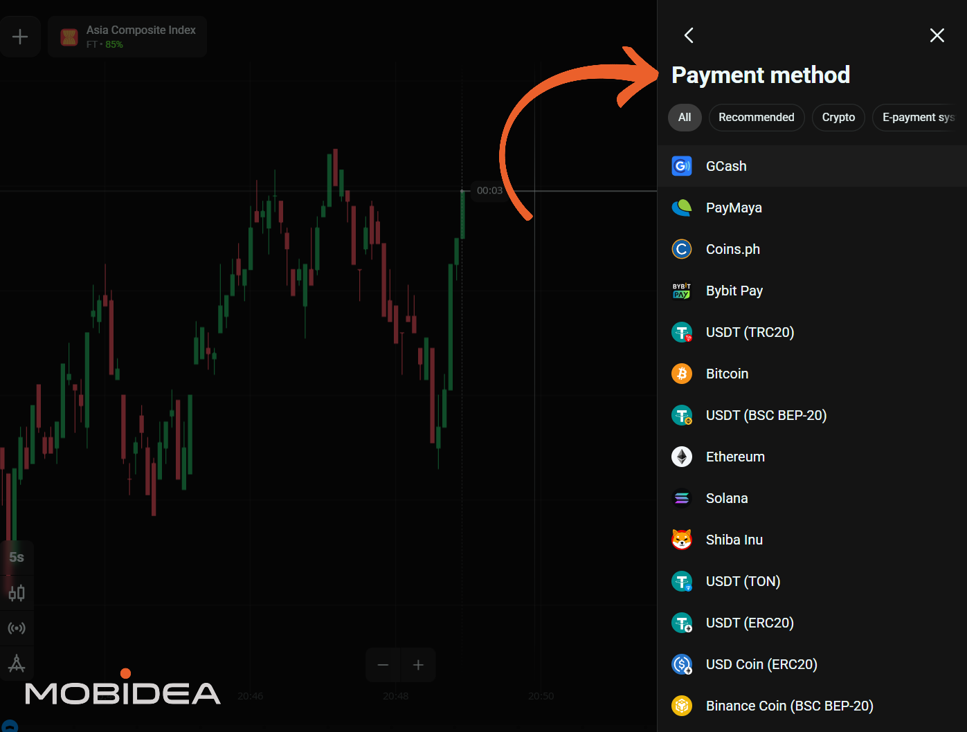 olymp trade payment methods