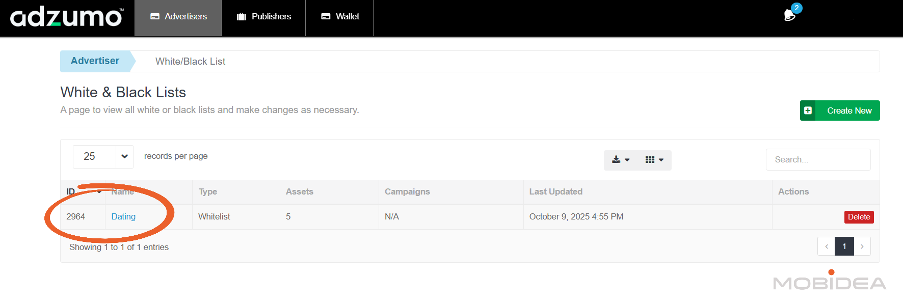 adzumo white and black list 3