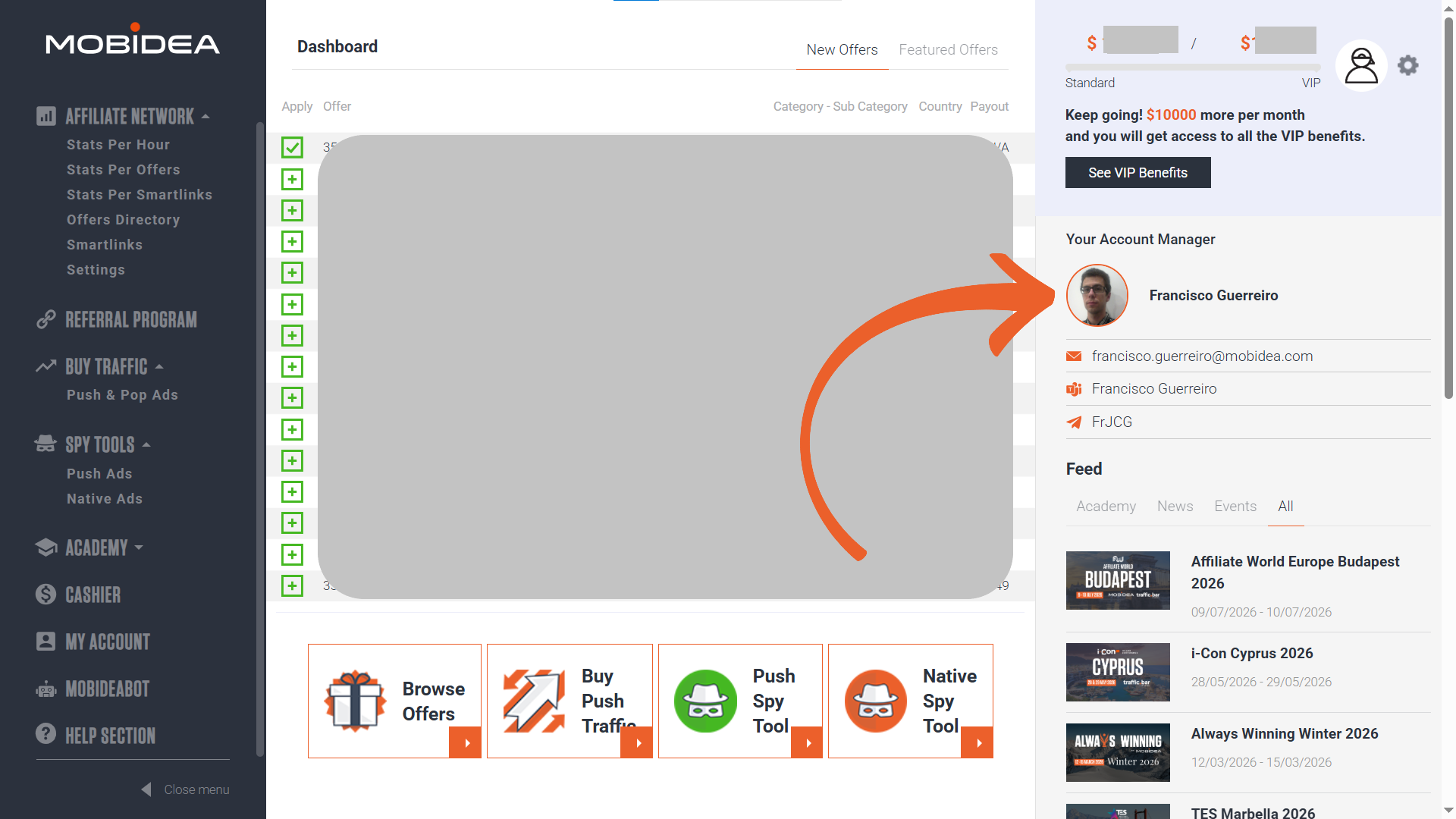 mobidea affiliate manager