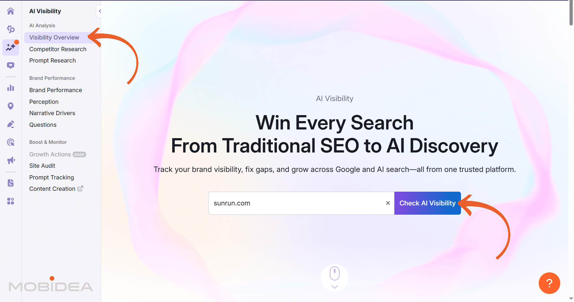 semrush one ai visibility overview