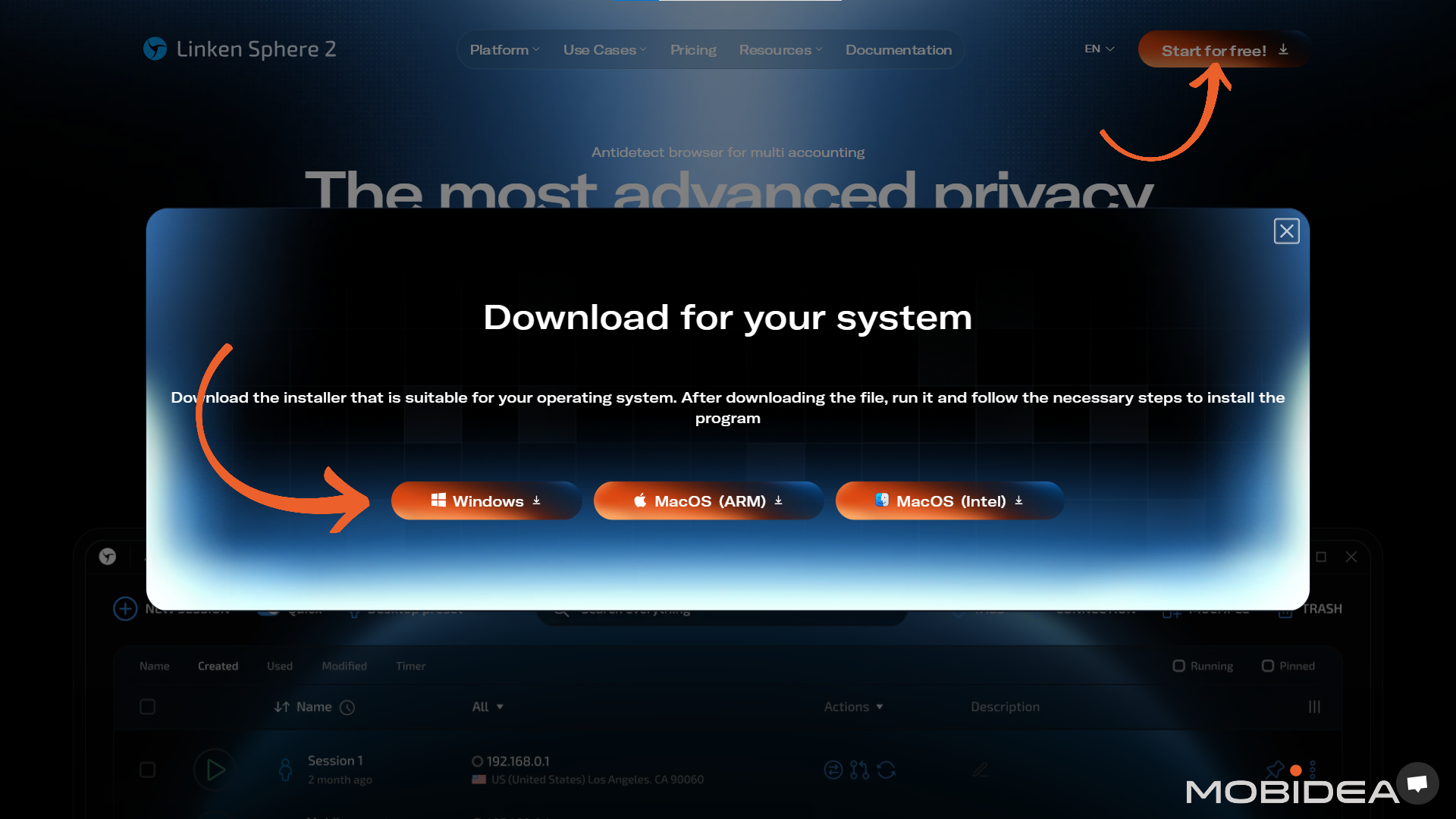 linken sphere download