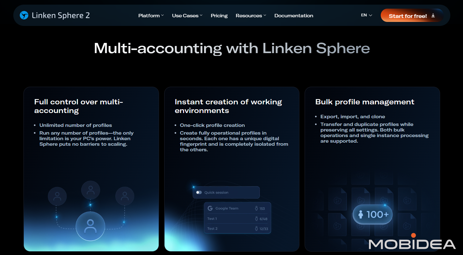 linken sphere multiaccount