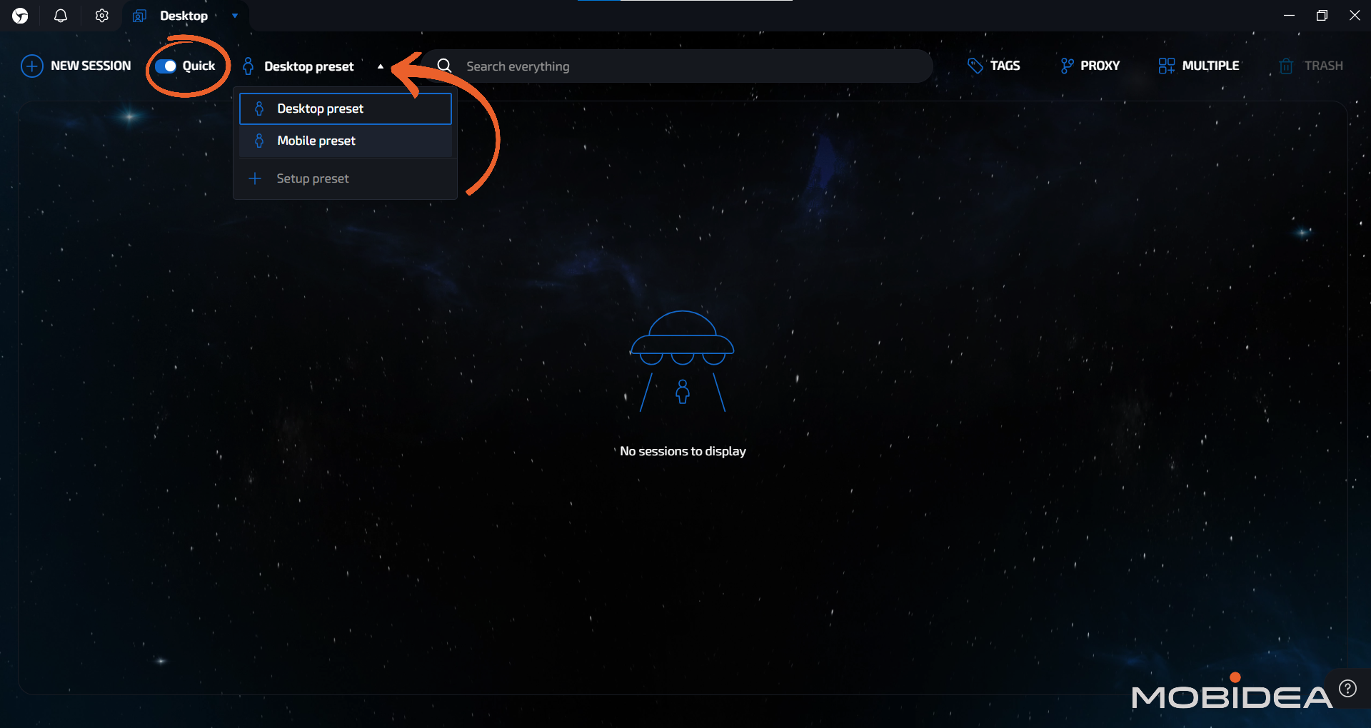 linken sphere setup 1