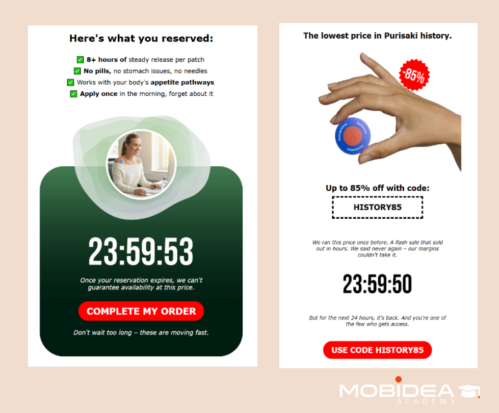 email templates for nutra patches