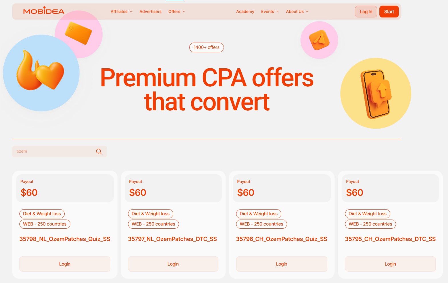 mobidea nutra offers