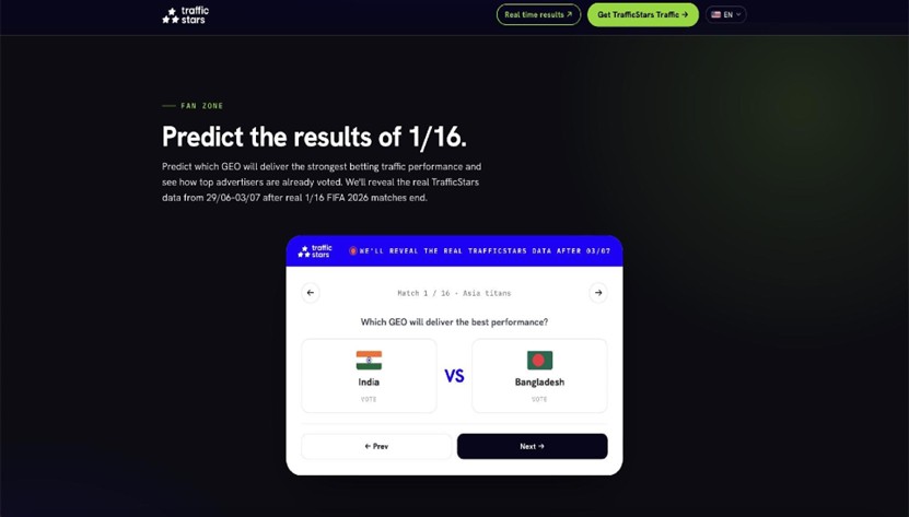 Trafficstars Traffic World Cup 2