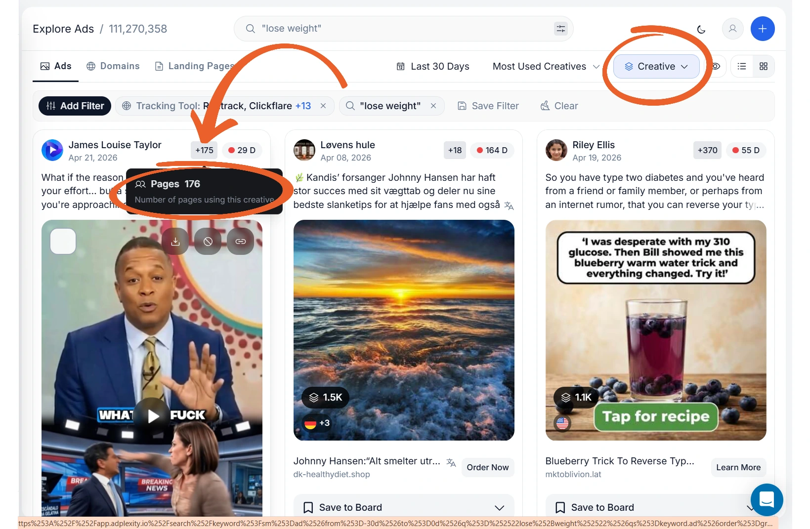adplexity social ad grouping