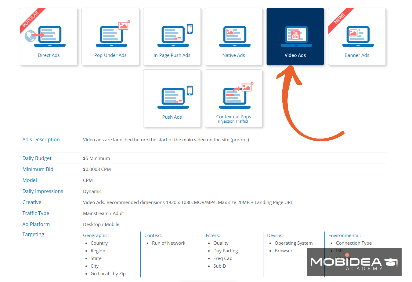 bidvertiser video ad networks
