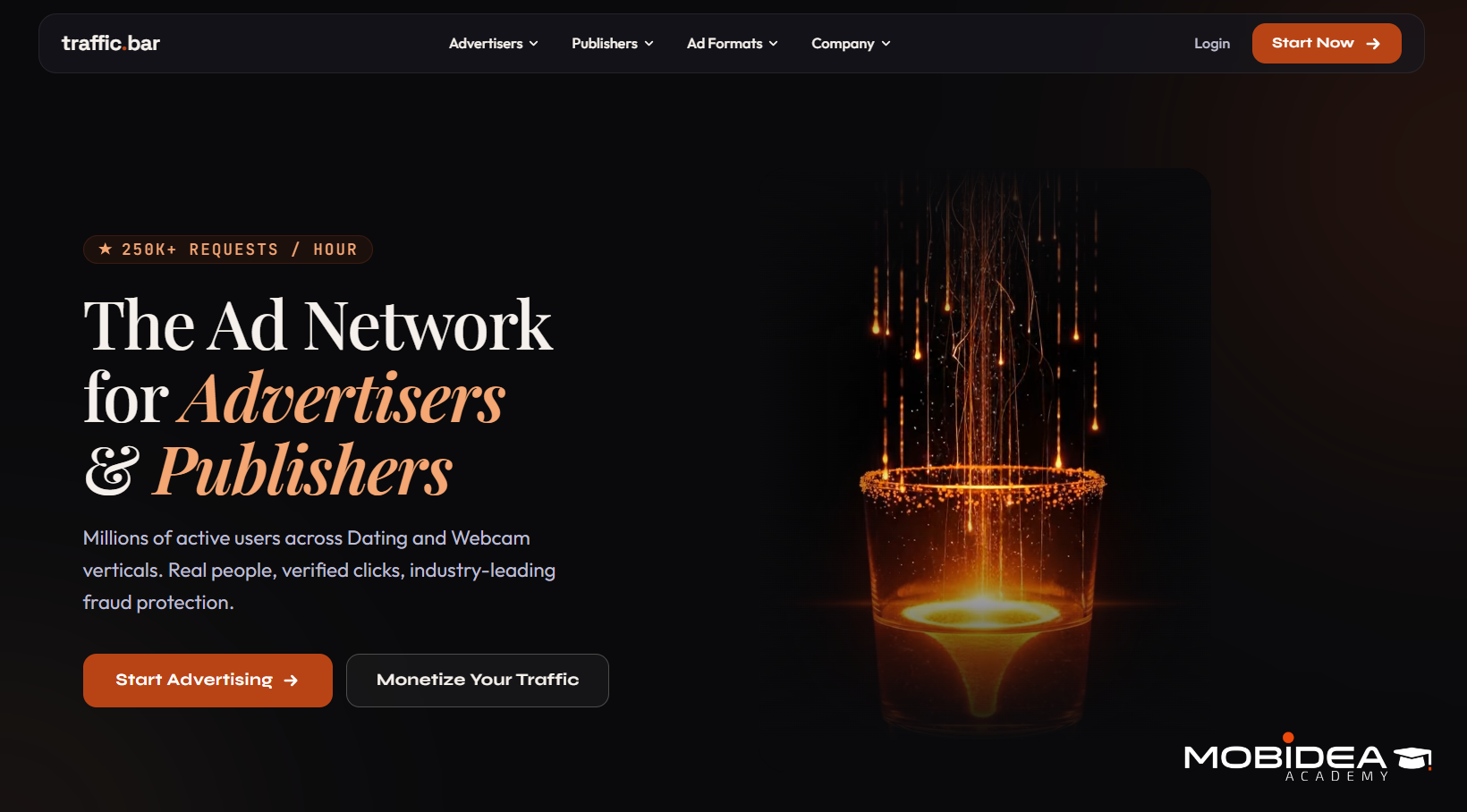 trafficbar dating ad network