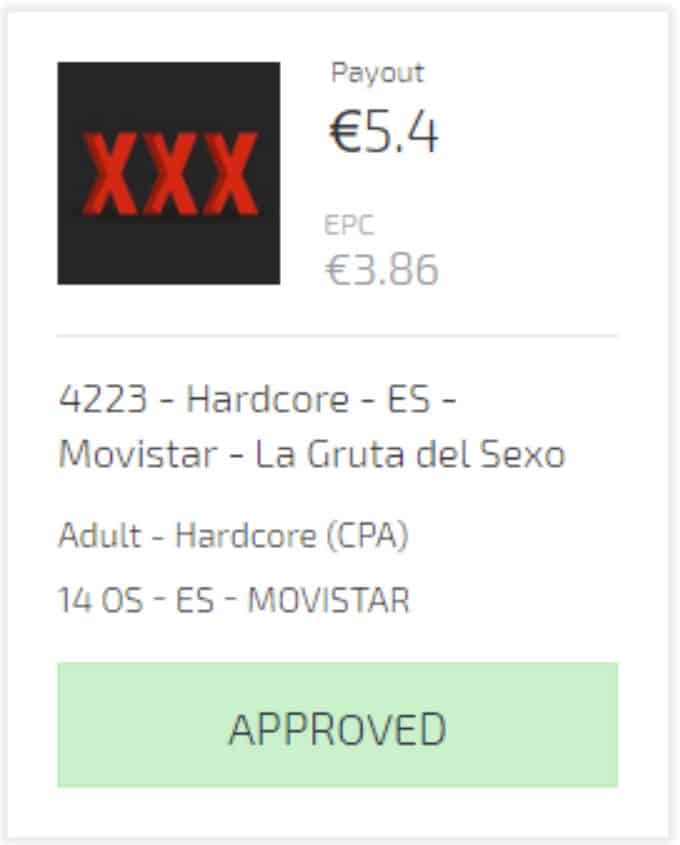 adult offer approved