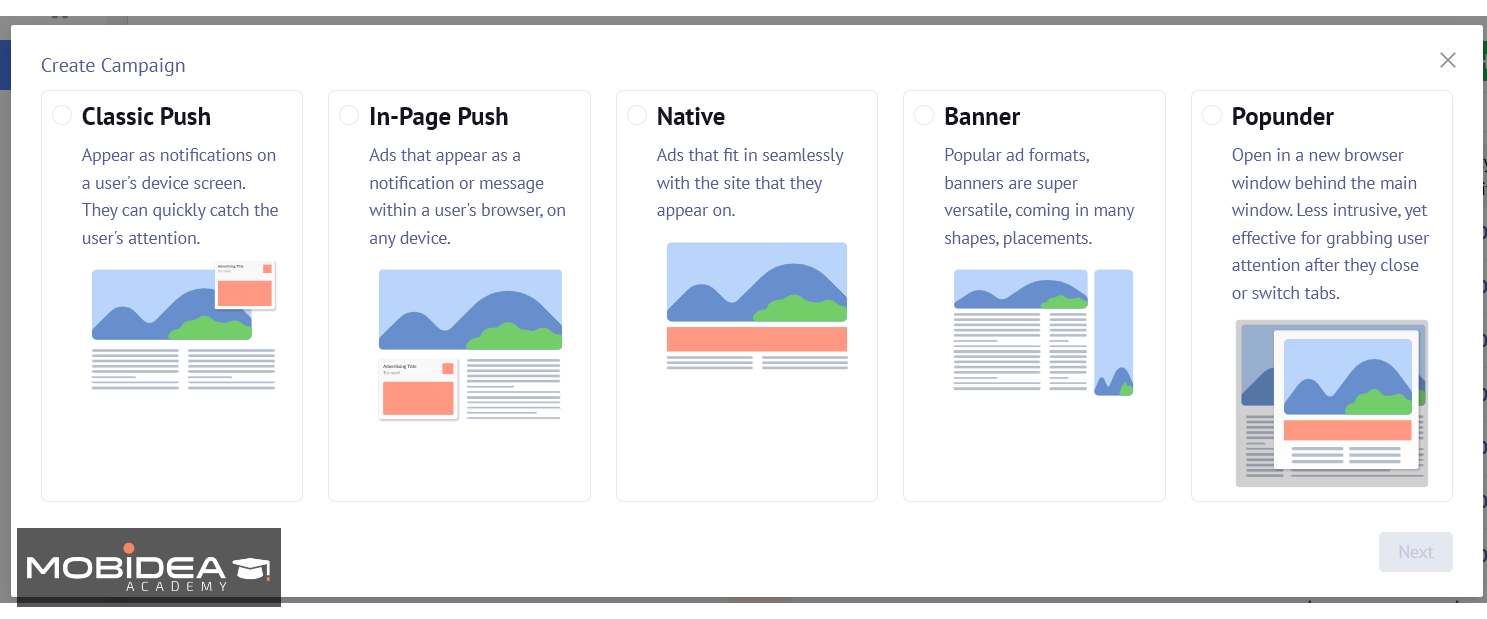 mondiad ad formats