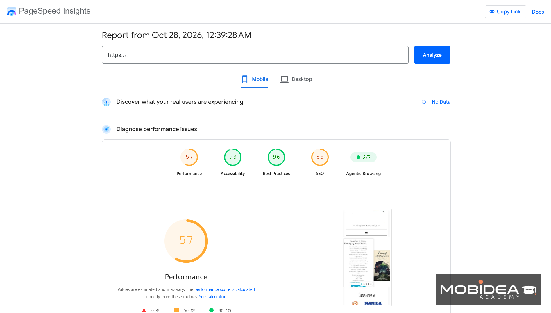 pagespeed seo tool